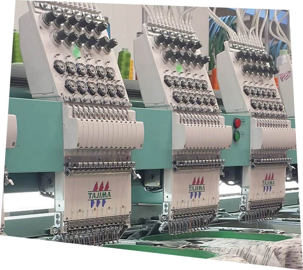 Macchine per il ricamo e la personalizzazione di capi di abbigliamento